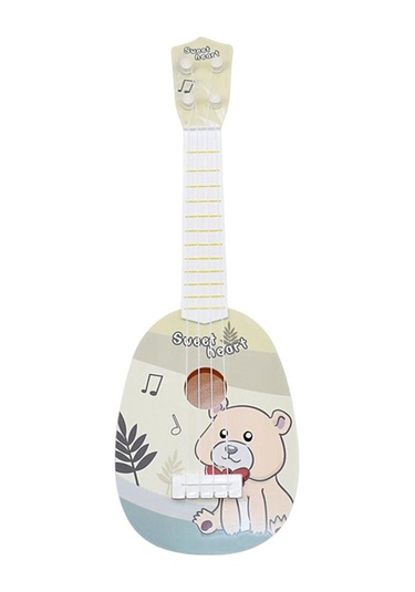 Suntek 4 Telli Çocuk Ukulele Oyuncak Acemi Ayı Için İlgiyi
