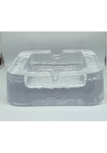 Paşabahçe 25026 Denizli Cam El İmalatı Çift Oluklu Küllük