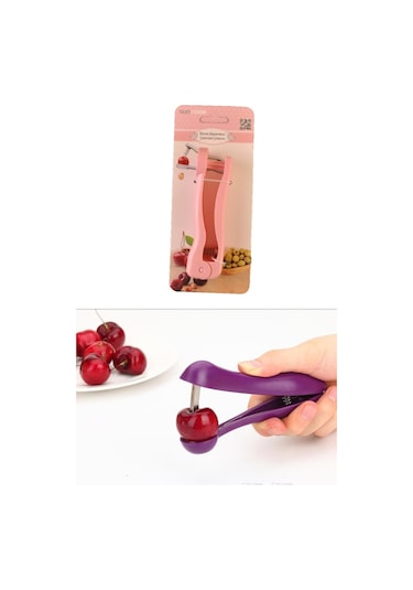 Pratik Kolay Zeytin ve Vişne Çekirdeği Çıkarma Aleti Aparatı