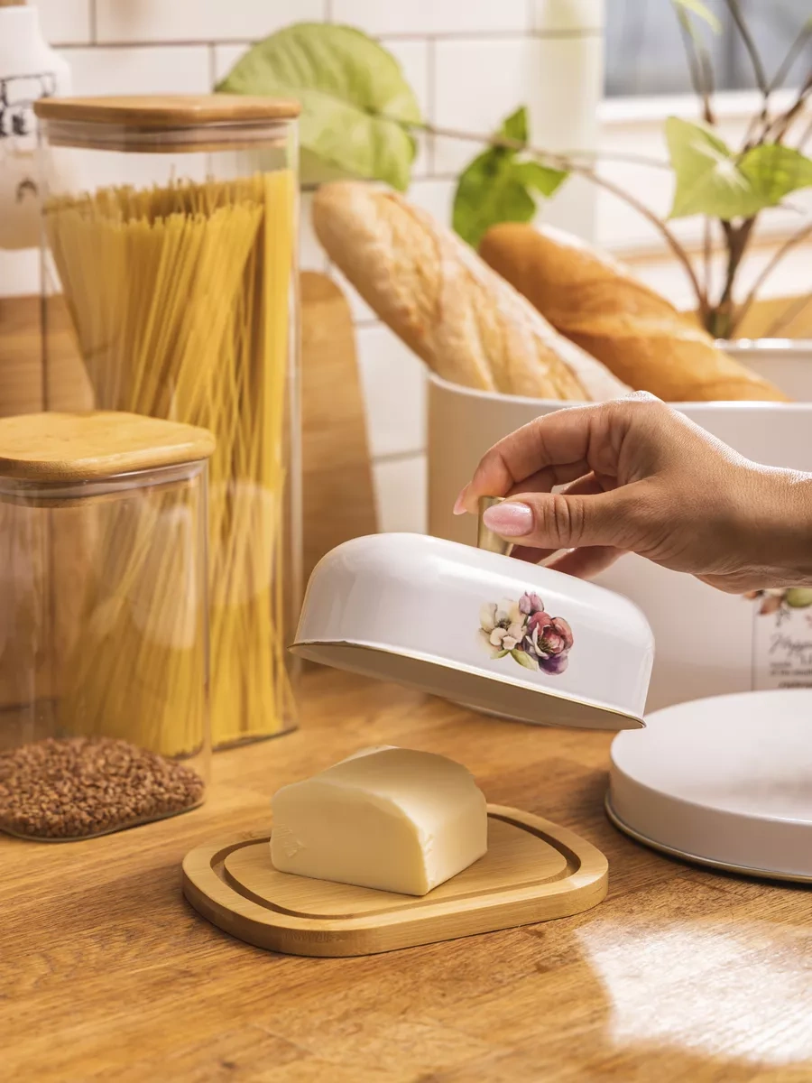 Agness Tereyağı Ve Peyniri İçin Kapaklı Sosluk 239386840 Beyaz