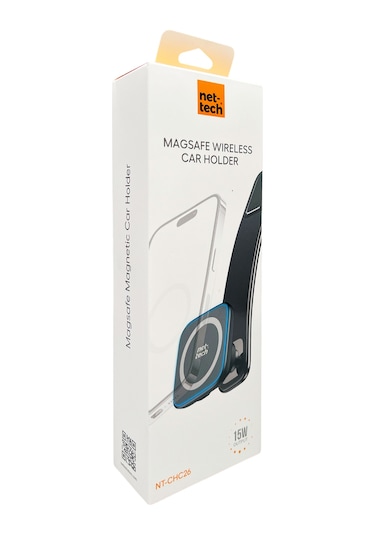 Nettech Nt-chc26 15w Araç İçi Wireless Şarjlı Mandallı Telefon Tutucu - Siyah Siyah