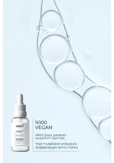 Veela Hyaluronic Asit İle Zenginleştirilmiş Nemlendirici Serum