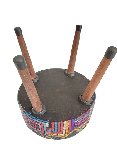 Puf Koltuk Tabure - Etna Gökkuşağı Yeşil Fıstık Yeşili