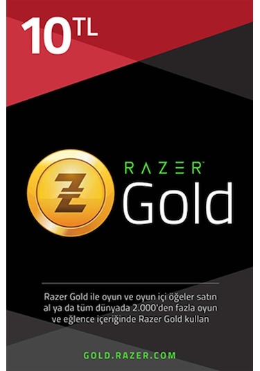 10 Tl Razer Gold Tr Pin