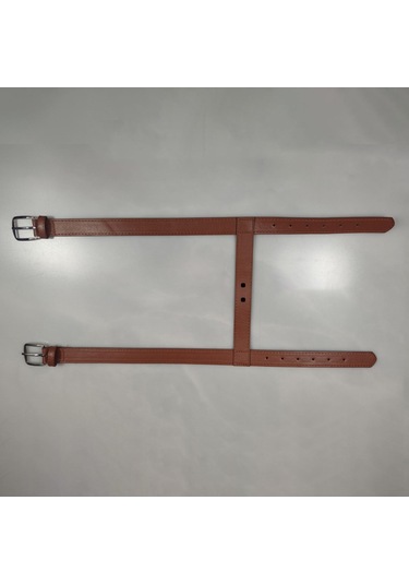 Homyl Piknik Battaniyesi Taşıma Askısı Ayarlanabilir Saplı Kahverengi