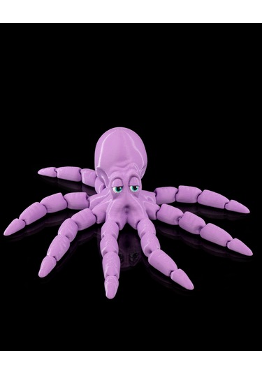 Hareketli Şapkalı Ahtapot 20cm