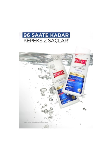 Bioblas Saç Dökülmesi + Kepek Karşıtı Şampuan – Çinko, Mentol, Kremli 360 ML