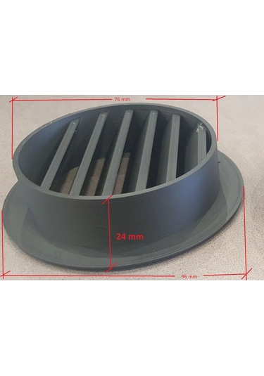 Havalandırma Menfezi Siyah