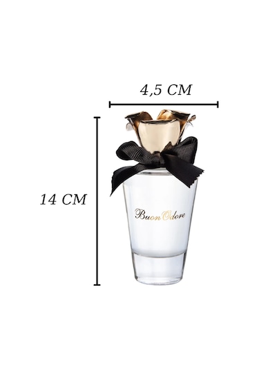 150 Ml Gold Gül Kapak Diffuseer Ağaç