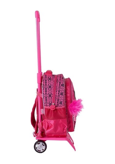 Çekçekli Okul Çantası, Kalemlik, Suluk & Matara Pembe