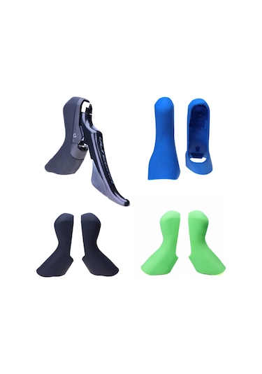 Yol Bisikleti Fren Tutamakları, Ultegra Str8020 Silikon Koruyucu, Çok Renkli/bir Beden İle Uyumlu Başlıklar Çok Renkli