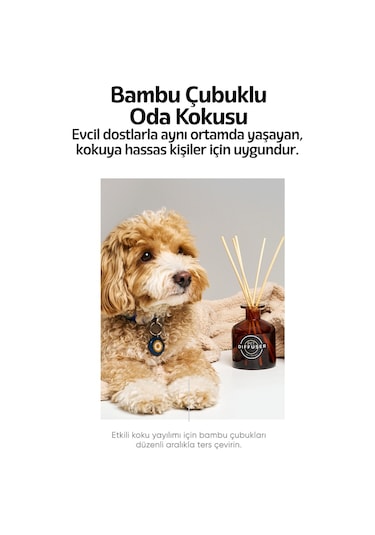 Doku Pet Cosmetic Pet Home Diffuser Evcil Hayvanlı Ortamlar İçin Oda Kokusu 200 ML