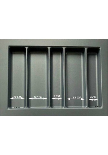 67/49 Cm Cekmece Içi Kepçelik Grı 58/40 Cm Kadar Kesılebılır