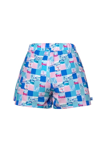 Anemoss Harmoni Kadın Şort Etek Lastikli Bel, Bağcıklı Ve Esnek Kumaşlı Yazlık Skort Çok Renkli