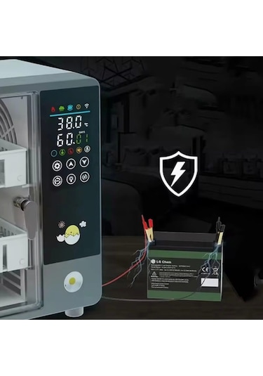 Küçük 24 Tavuk Yumurtası Kapasiteli Tam Otomatik Hobi Kabin Tip Kuluçka Makinesi