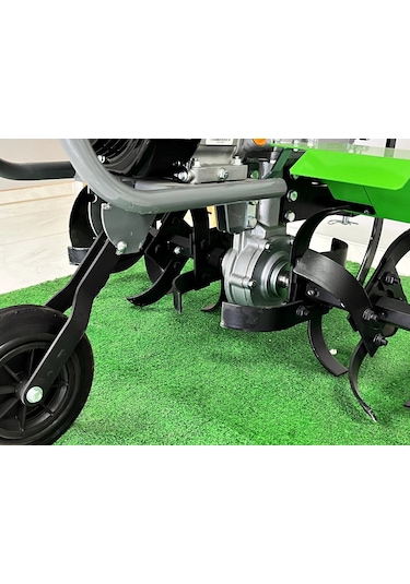 Taral 310 M 3+1 Benzinli Çapa Makinesi Kazayak 3'lü + Teker Takımı + Tekli Pulluk