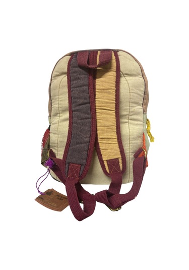 Kaliteli Vintage Disayn Sırt Gezi Çantası New Patchwork 5017 Camel