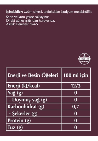 Fersan Üzüm Sirkesi 2 Lt Pet