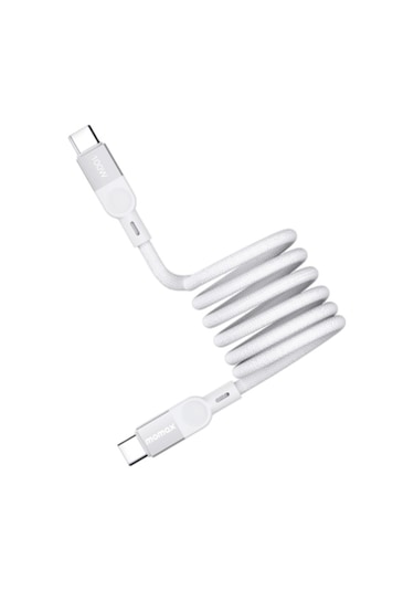 Momax DC36W Mag Link USB-C To USB-C 100 W USB 2.0 Manyetik Kablo 2 M Beyaz
