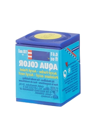 Su Bazlı Sarı Mat Maket Boyası - 18 Ml 0.2 L