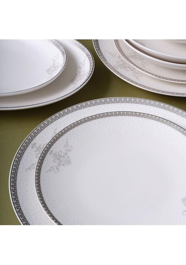 Güral Porselen Camelia 54 Parça 12 Kişilik Yemek Takımı - 65781 Bej