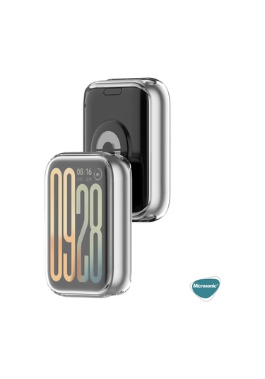 Microsonic Xiaomi Smart Band 8 Pro Kılıf 360 Full Round Soft Silicone