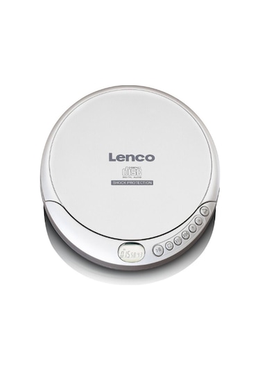 Lenco Taşınabilir Cd Çalar / Mp3 Çalar Discman Anti Şok Özellikli Gümüş Cd-201 Sı