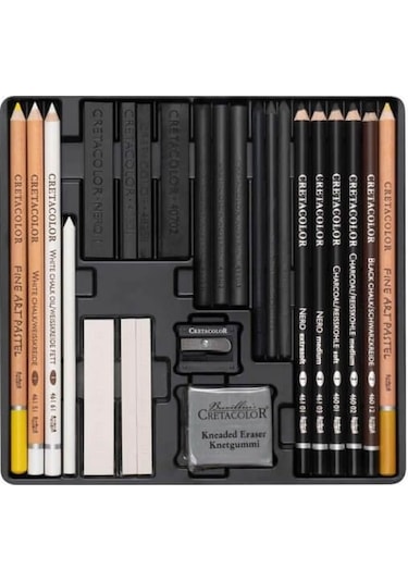 Cretacolor Wolf Box Drawing Set 25 Parça N-91400-2602