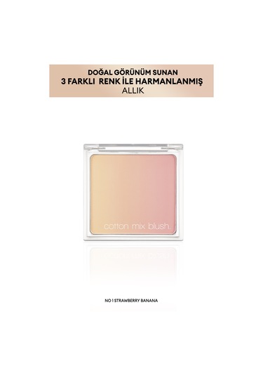 Missha Cotton Mix Blush Allık No.01