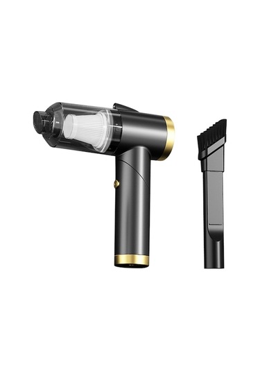 Kollektifli Kollapsibl Akıllı Süpürge, 9000pa Güçlü Emme, Kablosuz, 4000mah Batarya, Ev/araç Kullanıma Uygun, Siyah