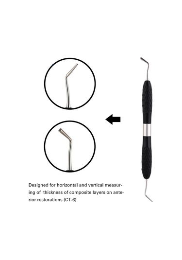 Diş Reçine Dolgusu Estetik Restorasyon Kiti, Silikon Saplı Plastik Şifonyer İçin Uygun Lm Reçine Bıçağı Mor