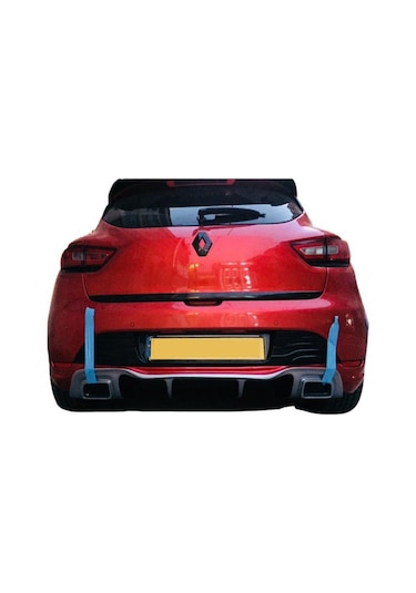Renault Clio 4 2012-2019 Rs Style Arka Tampon Ek Difüzör Plastik