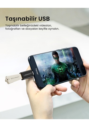 Ugreen Usb-c To Usb 3.0 Dönüştücü Adaptör, Siyah, 20808