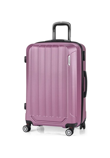 Polo&sky Spring Model Gül Kurusu Renk Orta Boy Valiz Bavul Gülkurusu