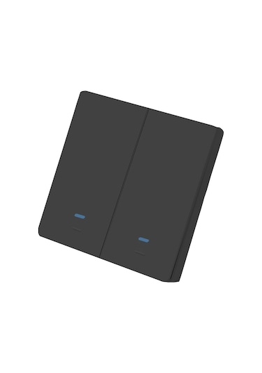 Novahub Akıllı Wi-fi Anahtarı - Google Asistan Uyumlu, Dokunmatik Ve Ses Kontrollü Anahtar Siyah, Dokunmatik Kullanımlı Siyah