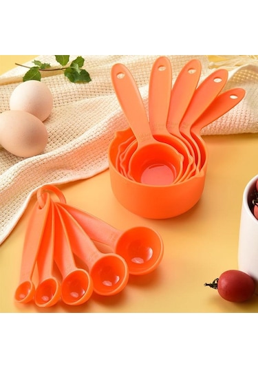 Gri 10 Adet Ölçekli Ölçüm Kaşığı Çay Kaşığı Çok Amaçlı Kaşık Kek Pişirme Un Gıda Ölçüm Kabı Ev Mutfak Aksesuarları Pişirme Araçları