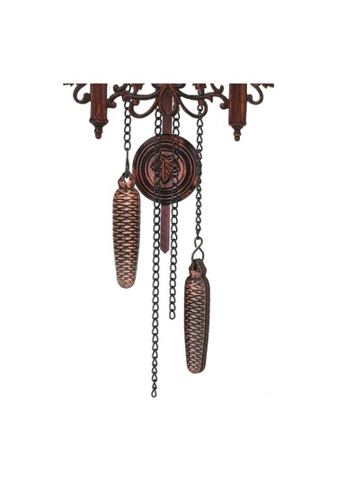 Reedark Ahşap Dekoratif Duvar Saati - Gökkuşağı Kuş Desenli, Zaman Gösterici, Ev Dekoru Aksesuarı Model Cml-002, Stil 2 Renkli