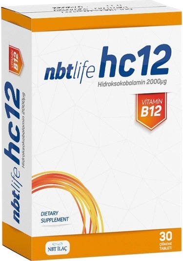 Nbtlife Hc12 Vitamin B12 30 Kapsül