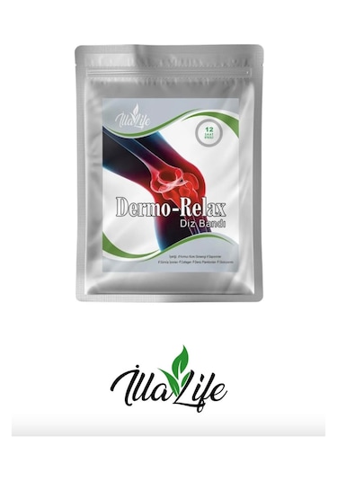 Dermo Relax Illa Life Hızlı Etkili Yeni Dermo Relax Diz Bandı 10'lu