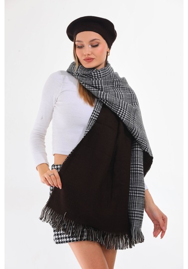 Keçe Ressam Atkı 2.li Set Kahverengi