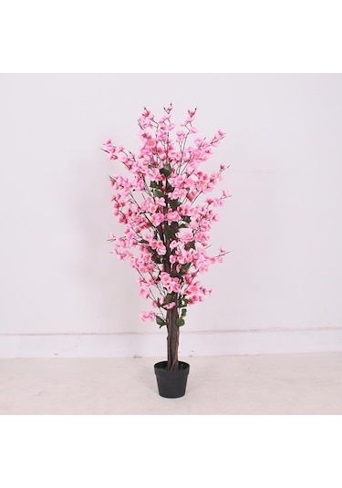Yapay Ağaç Pembe Japon Kiraz Çiçeği Bahardalı Ağacı Sakura Çiçeği