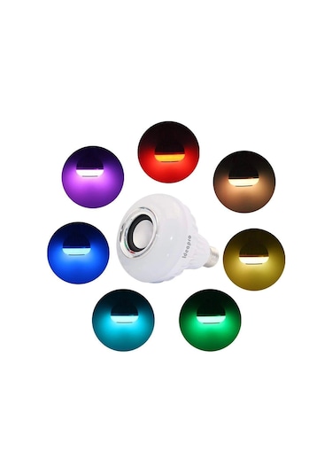 Ampul Şeklinde Kumandalı Bluetooth Hoparlör Diğer