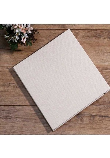 Tongxida Basit Kendinden Yapışkanlı Film Albüm, Aile Büyük Kapasiteli, Bej/siyah, Yaratıcı Hediyeler