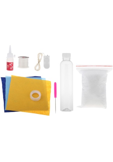 Suntek Led Gece Lambası Pamuk Bulut Şekli Işık Asılı Lamba Sıcak Sarı Işık Sarı