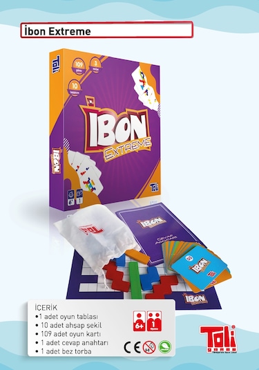 Toli Games İbon Extreme Ahşap Şekil Zeka Oyunu