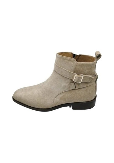 Güvener OZ338 Bej Süet Erkek Bot Bej
