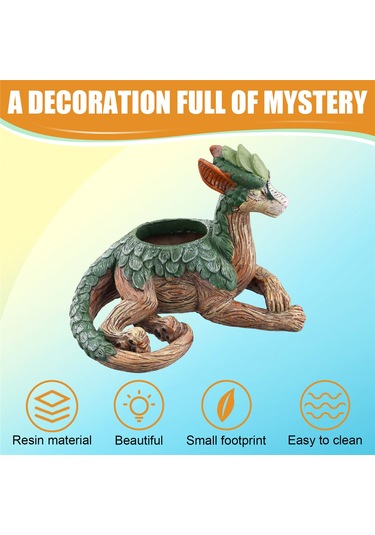 Fantastik Hayvanlar Saksılar Sukulent Saksılar Bahçe Heykeli A