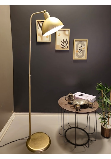 Luzarana Dolce Sarı Lambader Hareketli Başlık Modern Dekoratif Metal T... Sarı