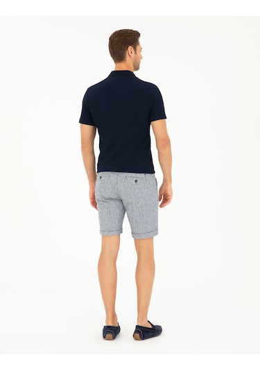 Pierre Cardin Erkek Açık Lacivert Şort / Bermuda 50284287-vr059 Açık Lacivert