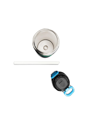 Coral High Kids Siyah Pipetli Ve Direkt İçim Çelik Termos 500 Ml 31929 Siyah - Yeşil